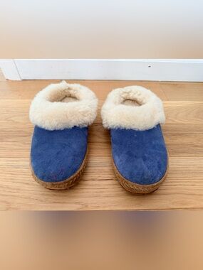 Women's Wicked Good Slippers, Squam Lake in Blue